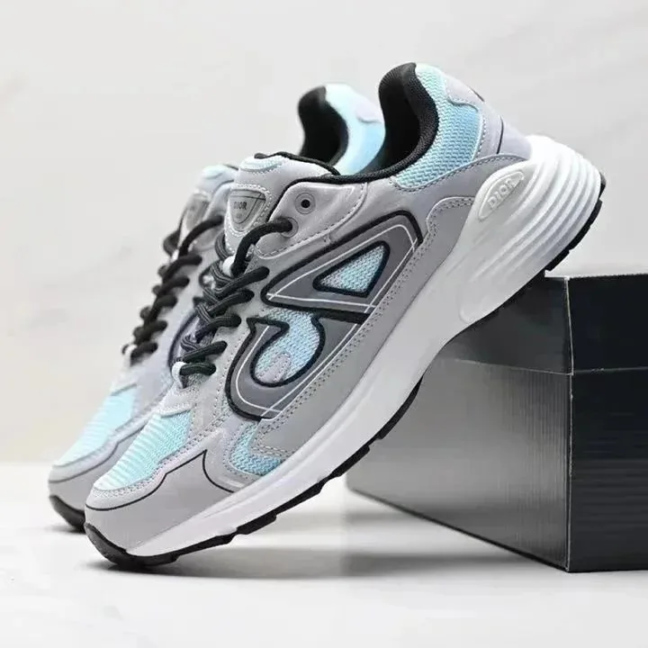 Dior B30 Navy Low-Top Sneakers — photo 12