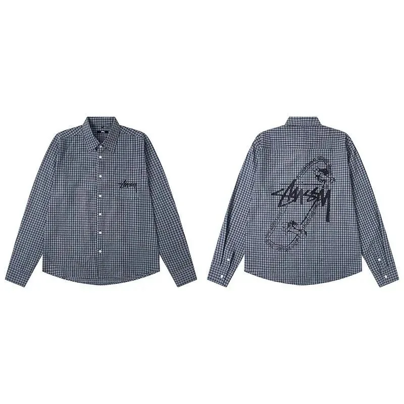 Plaid Print Long-Sleeve Shirt — Photo 5