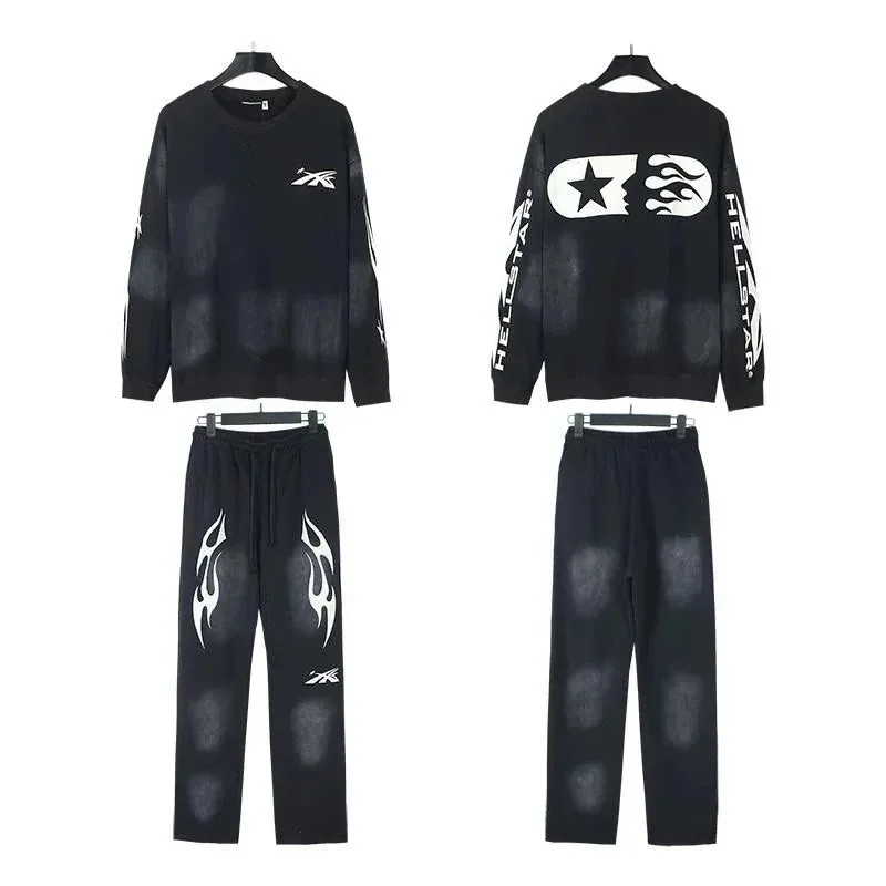 Cotton Hooded Hoodie And Pants Set — Photo 14