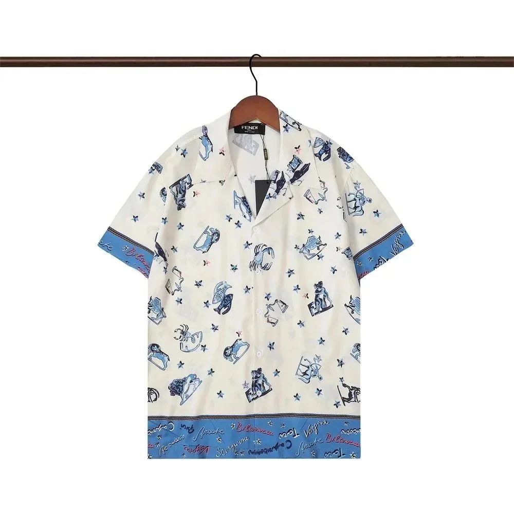 Fendi FF Monogram Short Sleeve Shirt — Photo 4