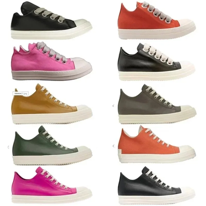 Rick Owens Ramones White Trainers