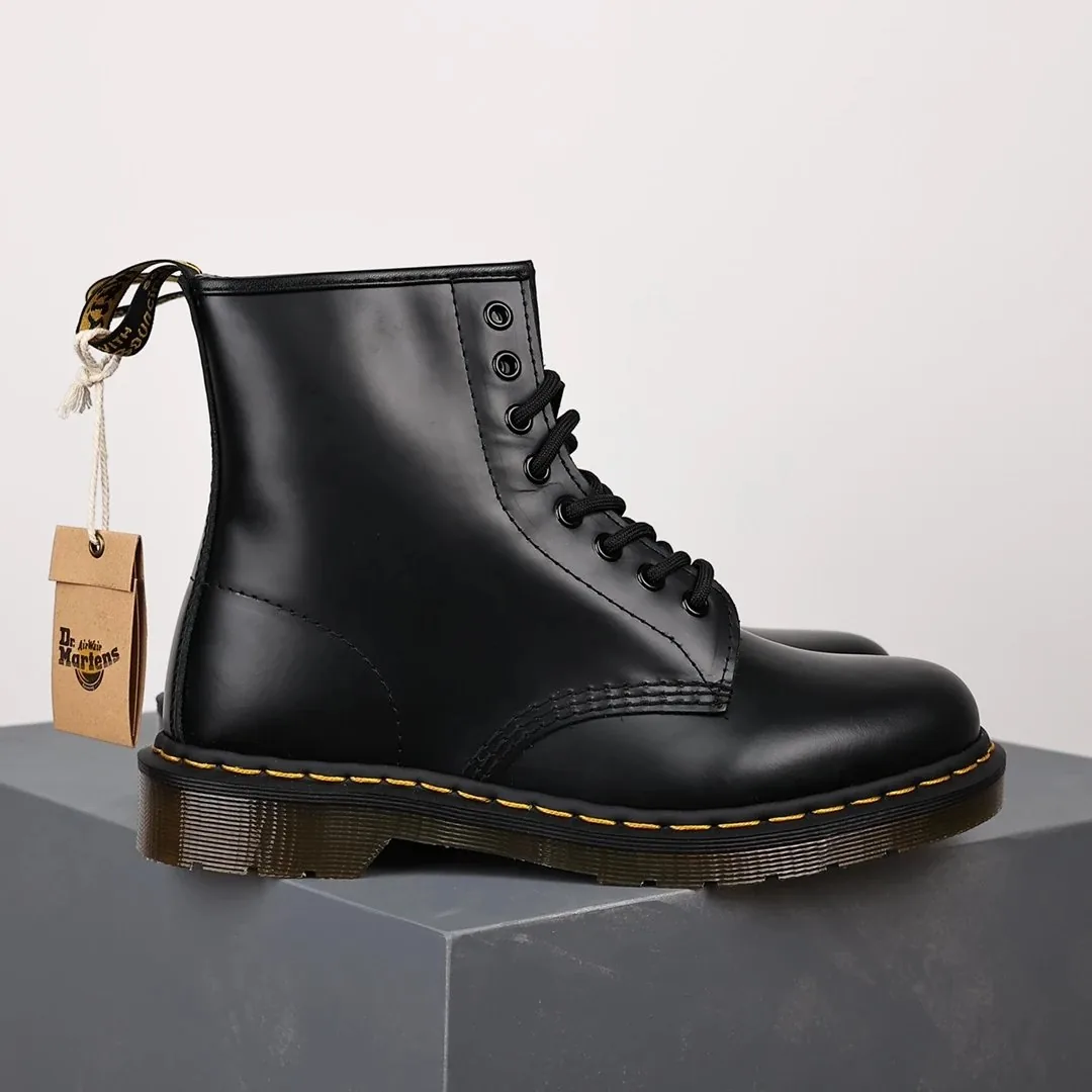 Dr. Martens 1460 Dr. Black Leather Sneakers — QC