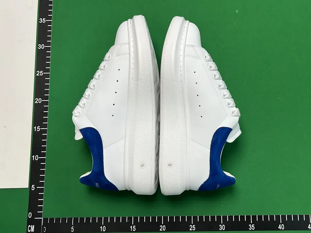 Alexander McQueen Oversized Sneaker White Black Platform Sneakers — Photo 13
