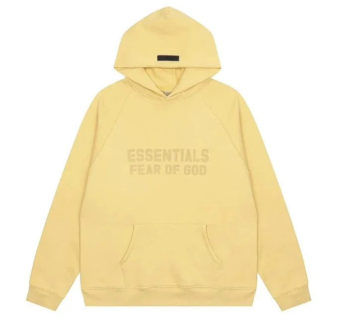 Essentials Silicone Letter Fleece Hoodie Set — Photo 12