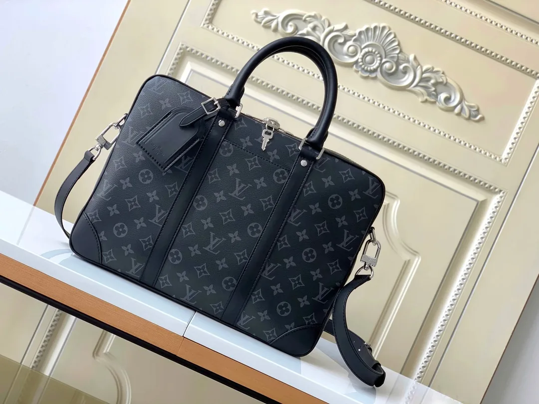 Louis Vuitton Black Monogram Briefcase