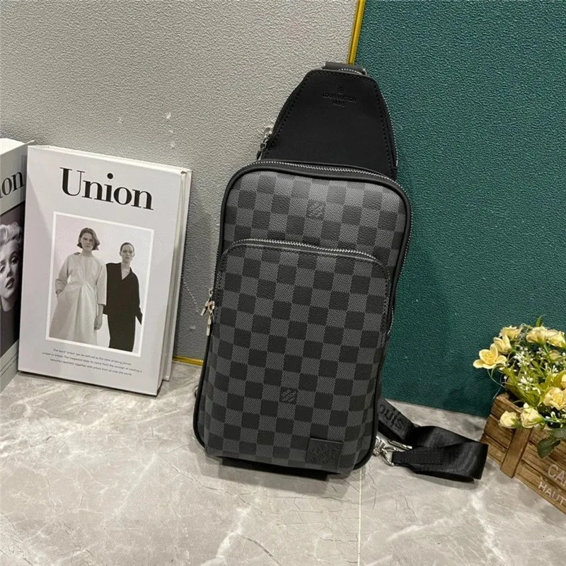 Louis Vuitton Leather Crossbody Bag — QC
