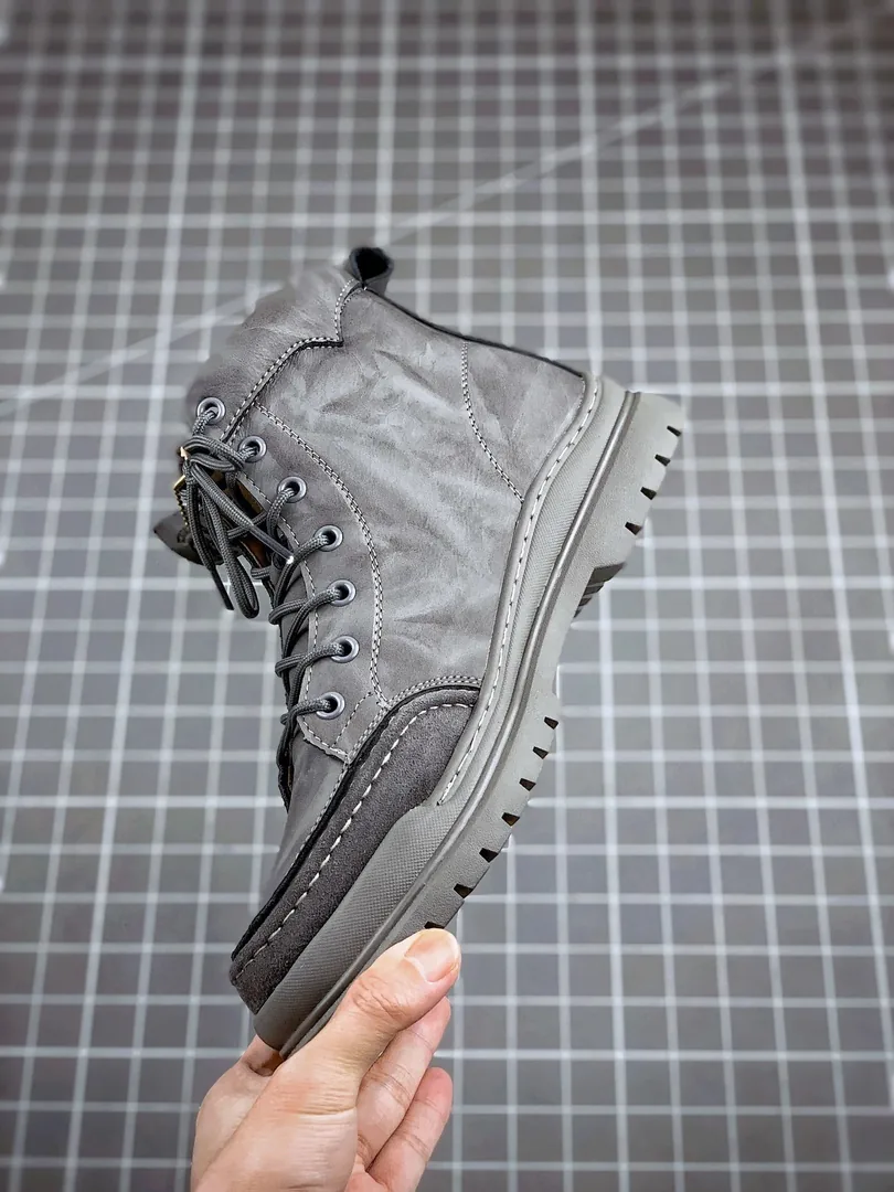 Timberland Beige Knit Mid-Top Sneakers — QC
