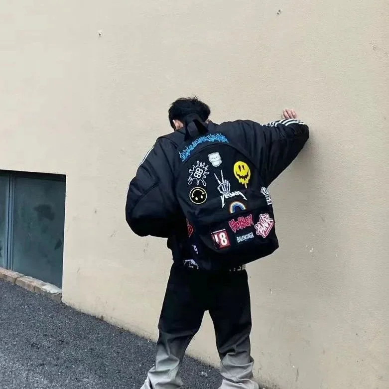 Explorer Alien Logo Graffiti Backpack — photo 4