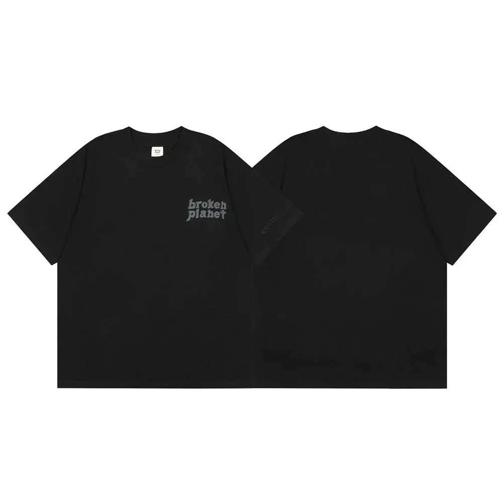 Cartoon Foam Print Crewneck T-Shirt — Photo 14