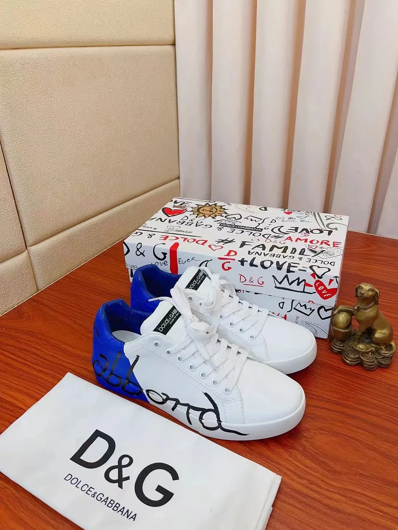 Dolce & Gabbana Portofino & Multicolor Graffiti Sneakers — QC