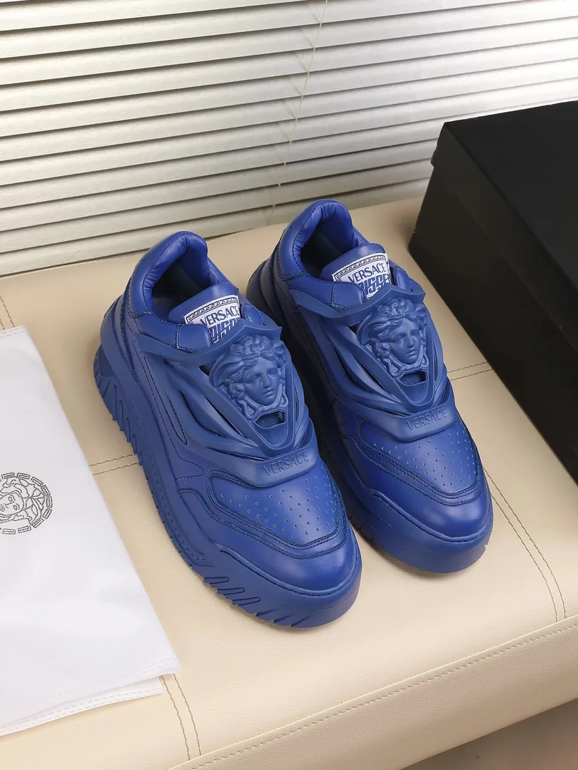 Versace Odissea Black White Sneakers — photo 2