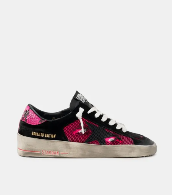 Golden Goose Stardan Black Low-Top Sneakers — QC
