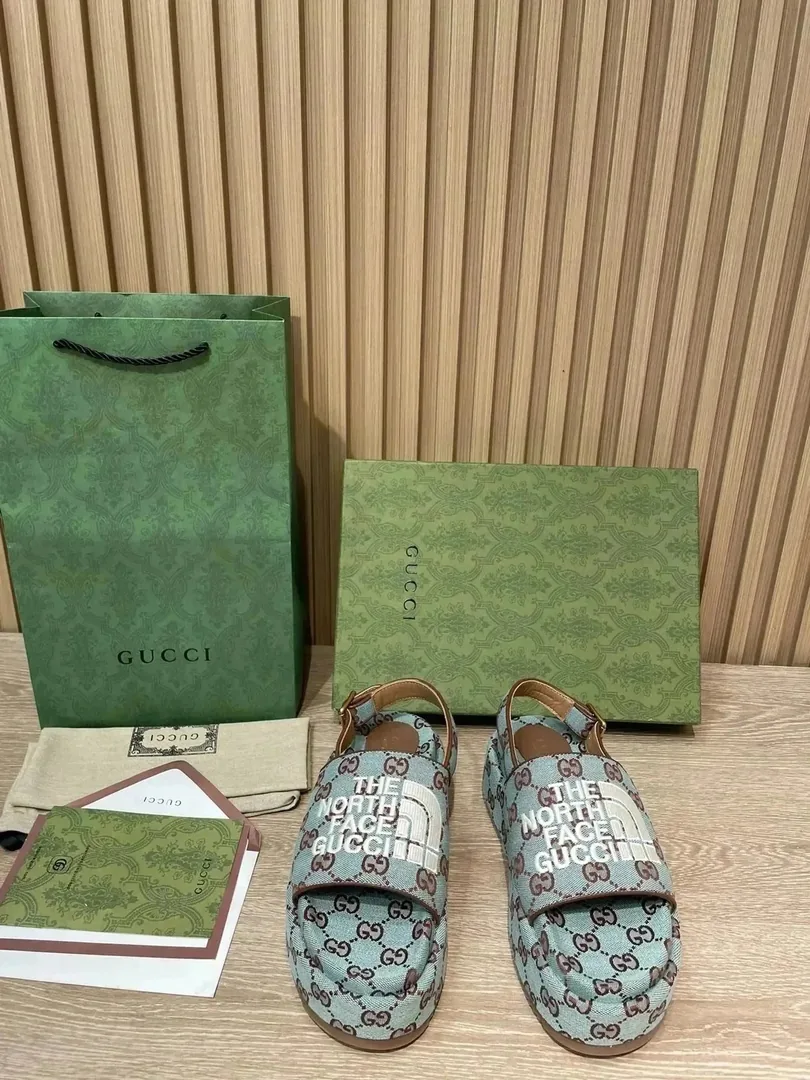 Gucci GG Jacquard Slide Sandal Collection — Photo 7
