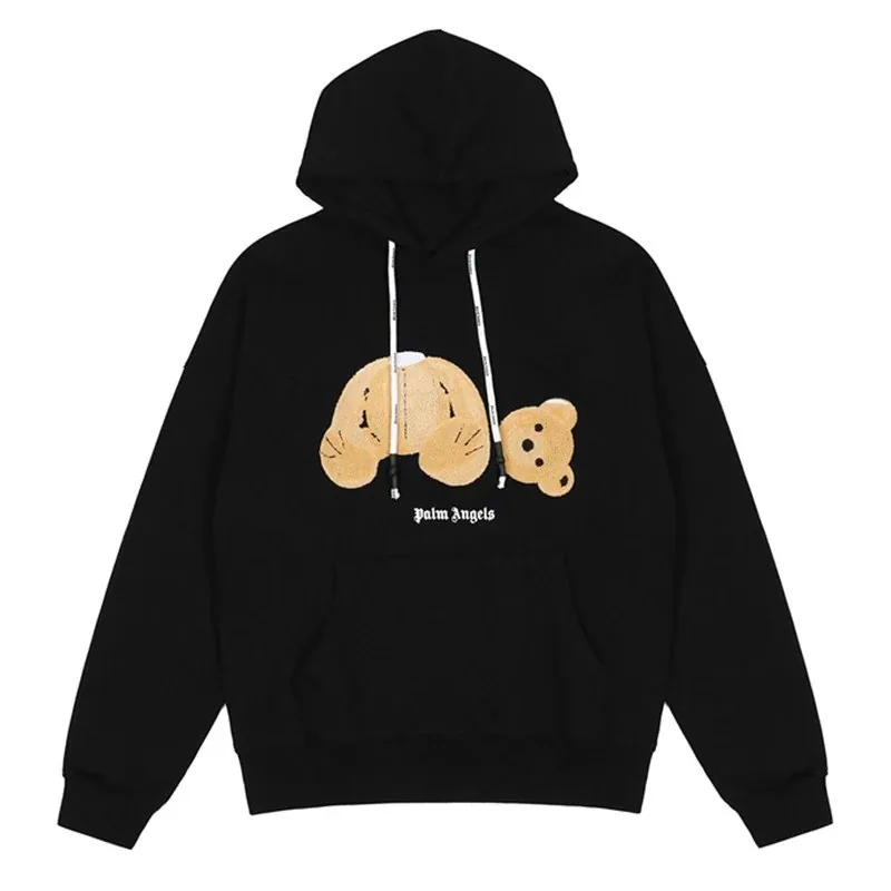 Broken Bear Embroidered Hooded Hoodie — Photo 6