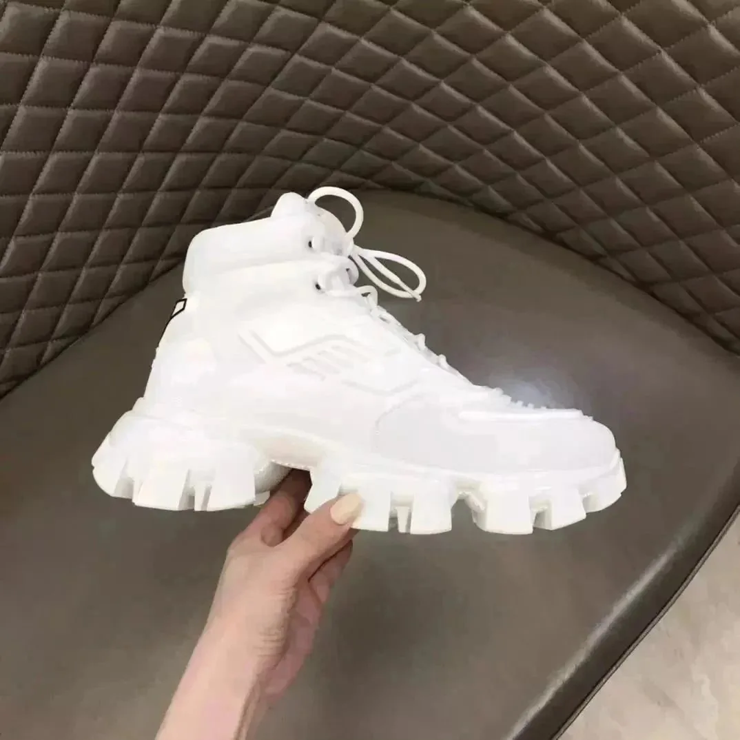 Prada Cloudbust Thunder Black Court Sneakers — Photo 10