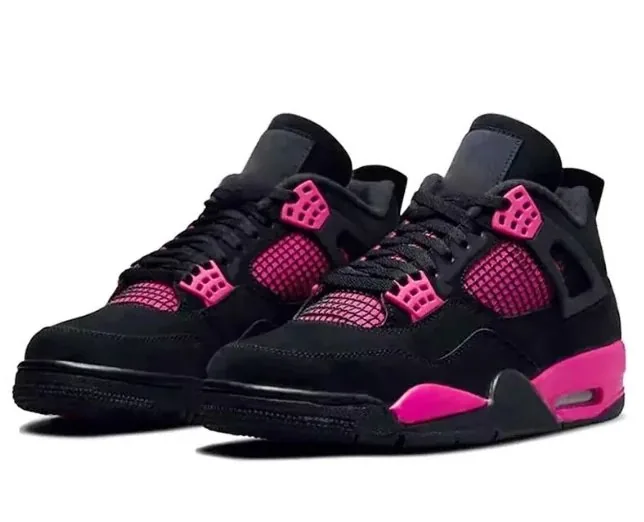 Pink Air Jordan 4 Sneakers — Photo 5