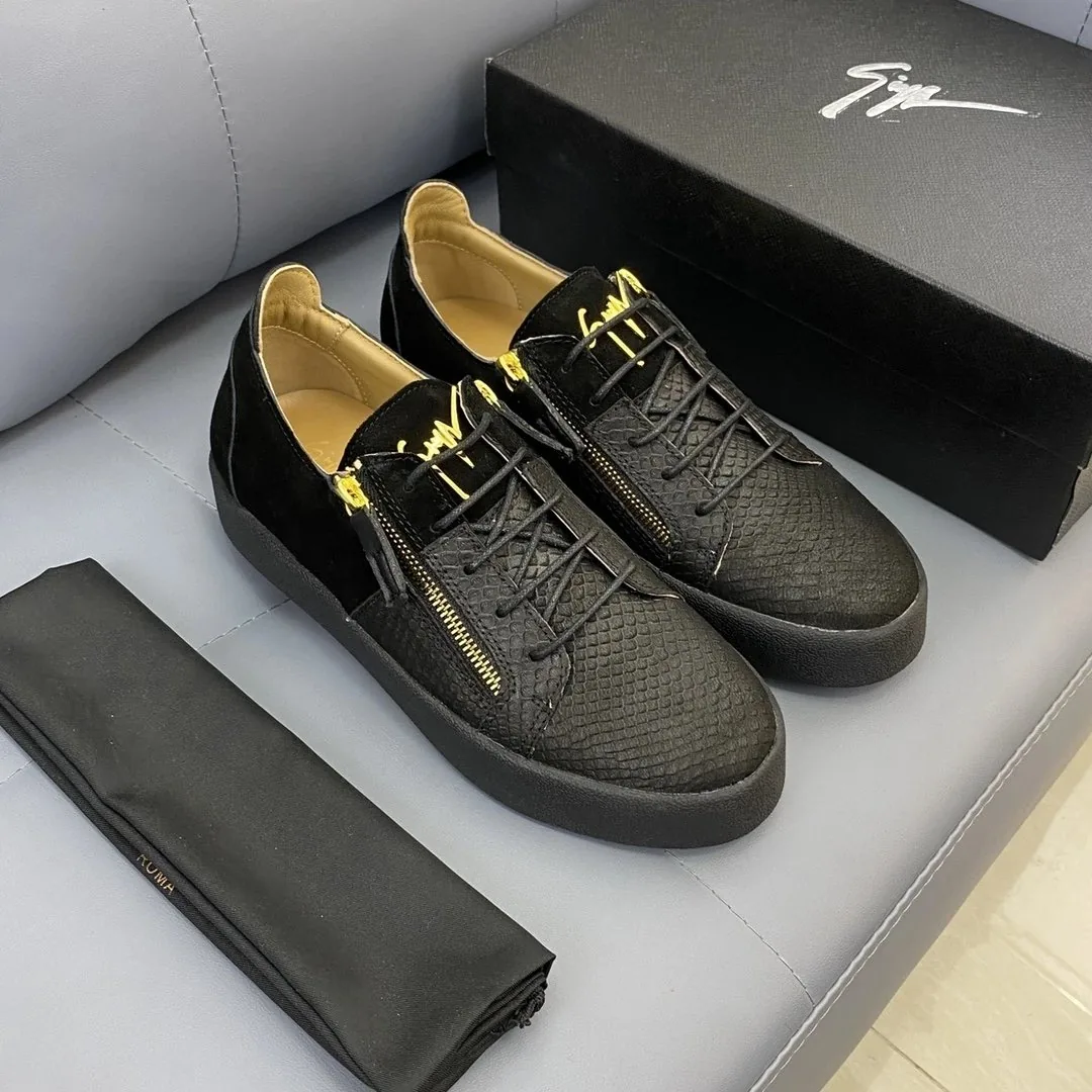 Giuseppe Zanotti Kriss High-Top Cream Sneakers — Photo 6