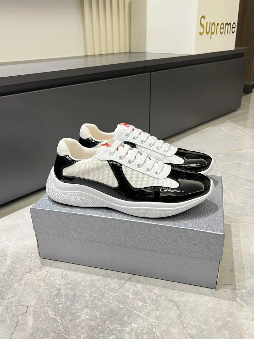 Prada America's Cup Beige Court Sneakers — photo 6
