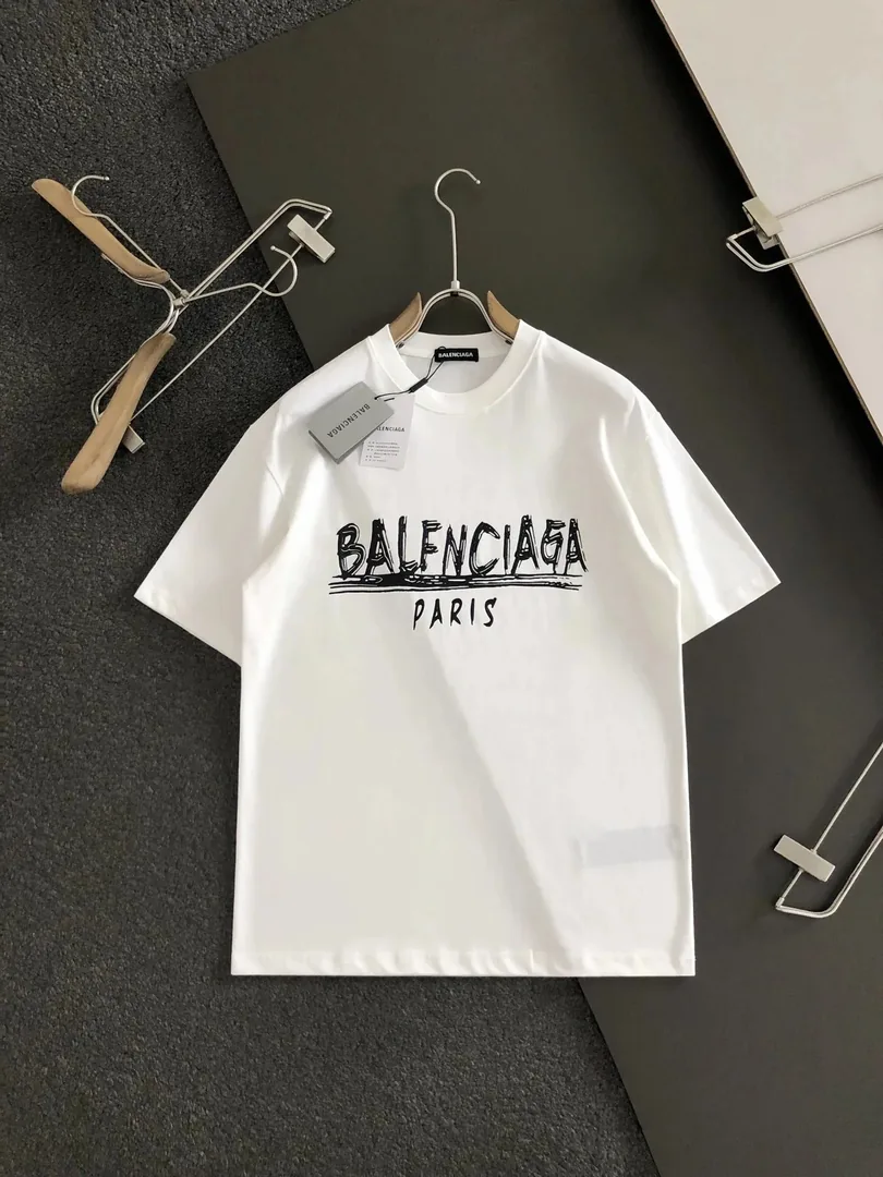 Balenciaga Graphic Print T-Shirt Collection — QC