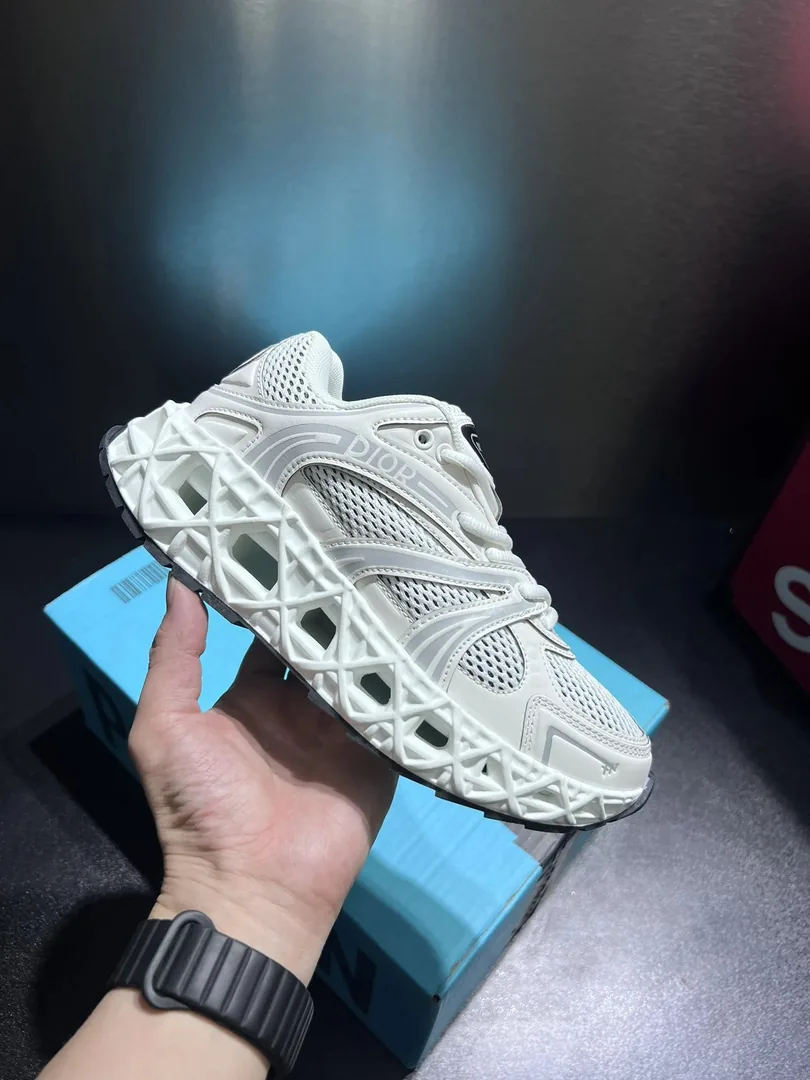Dior B35 Capsule Cutout Mesh Sneakers