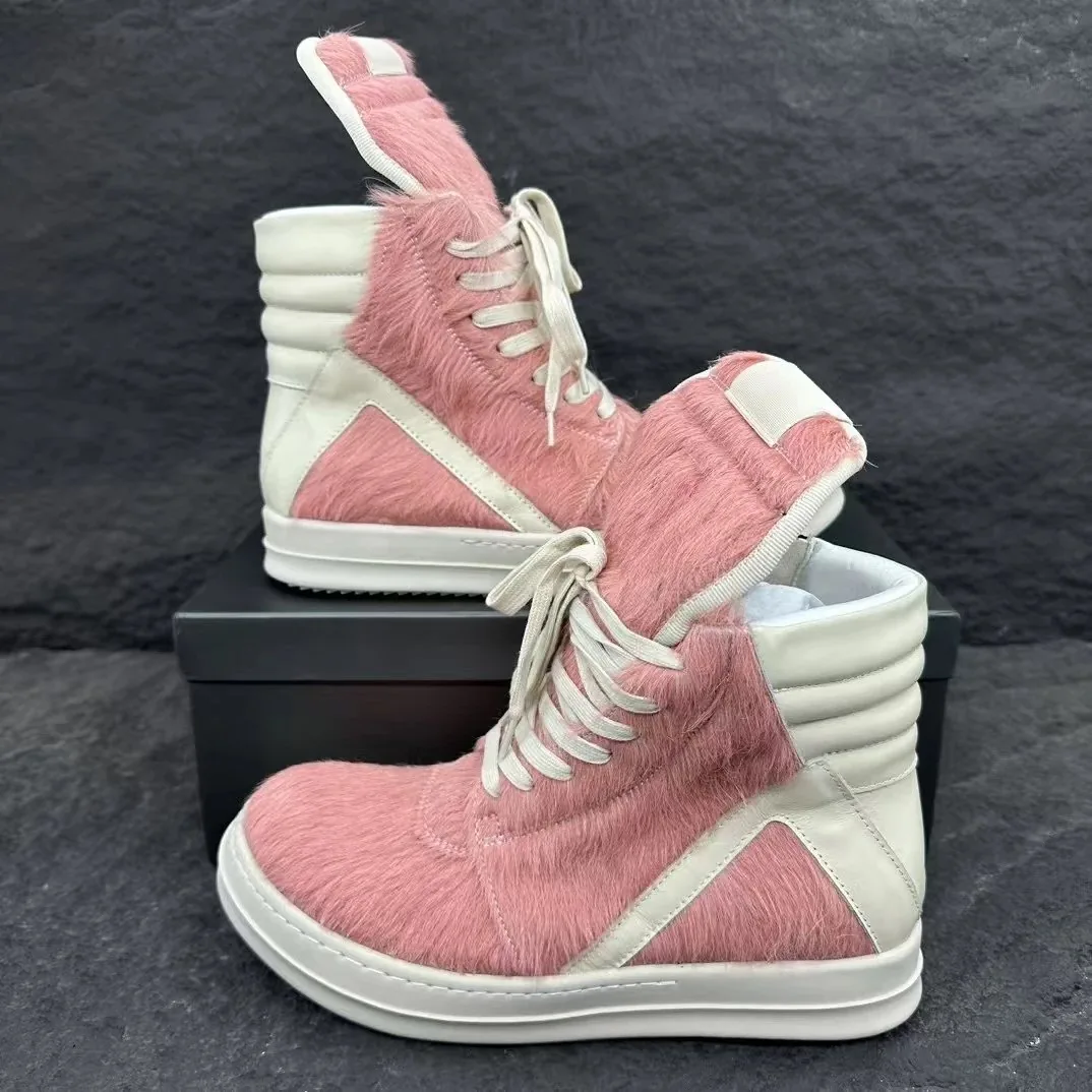 Rick Owens Ramones High-Top Fabled Pony — Photo 6