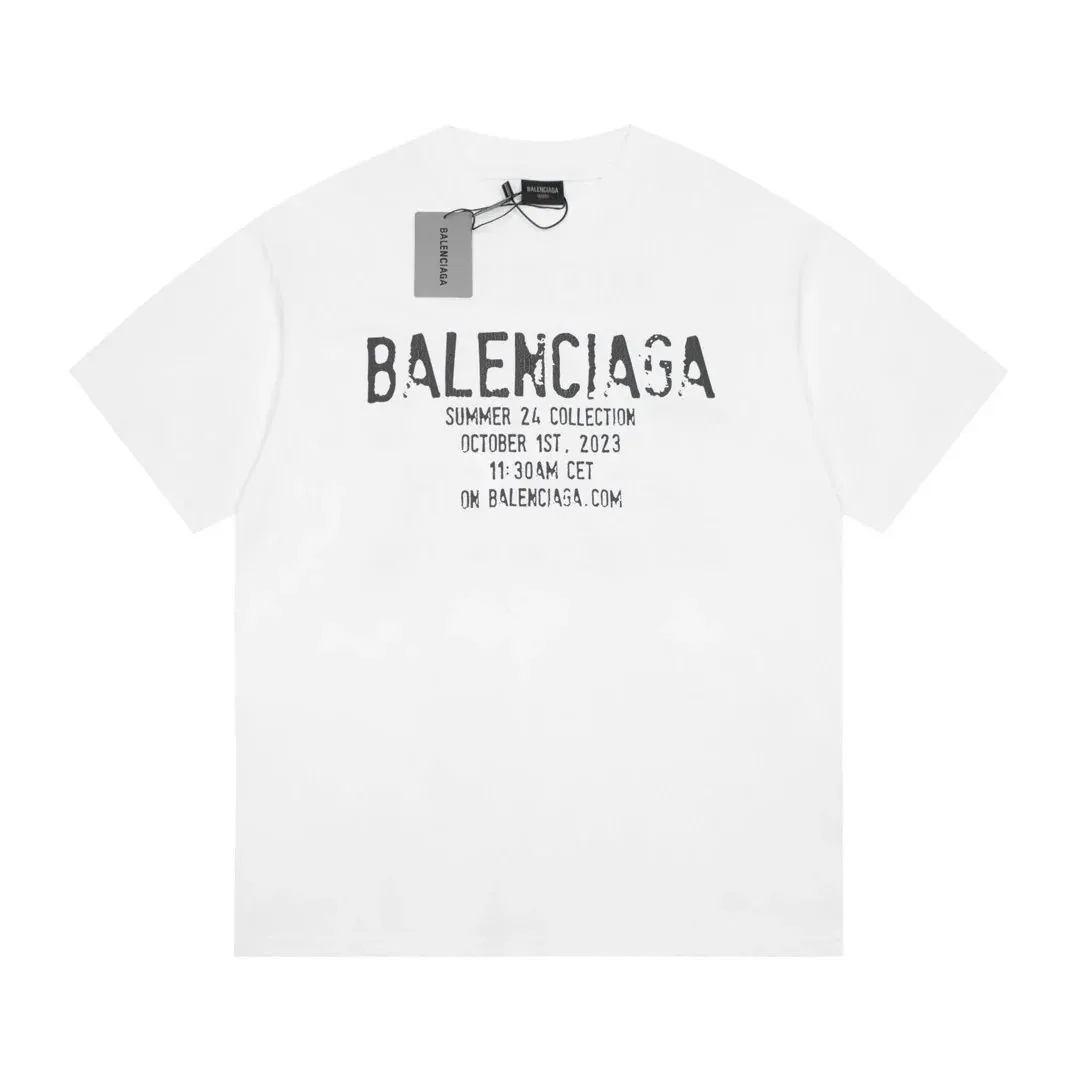 Balenciaga Summer 24 Collection Washed T-Shirt — QC