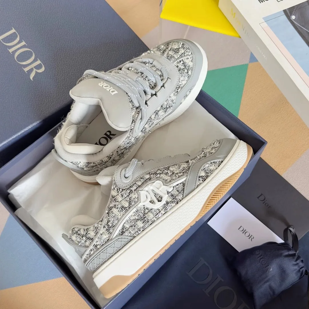 Dior Blue Puffy Chunky Sneakers — QC