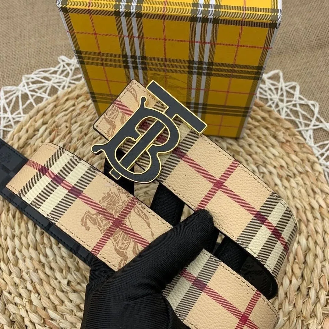 Leather Reversible Letter Belt — photo 10