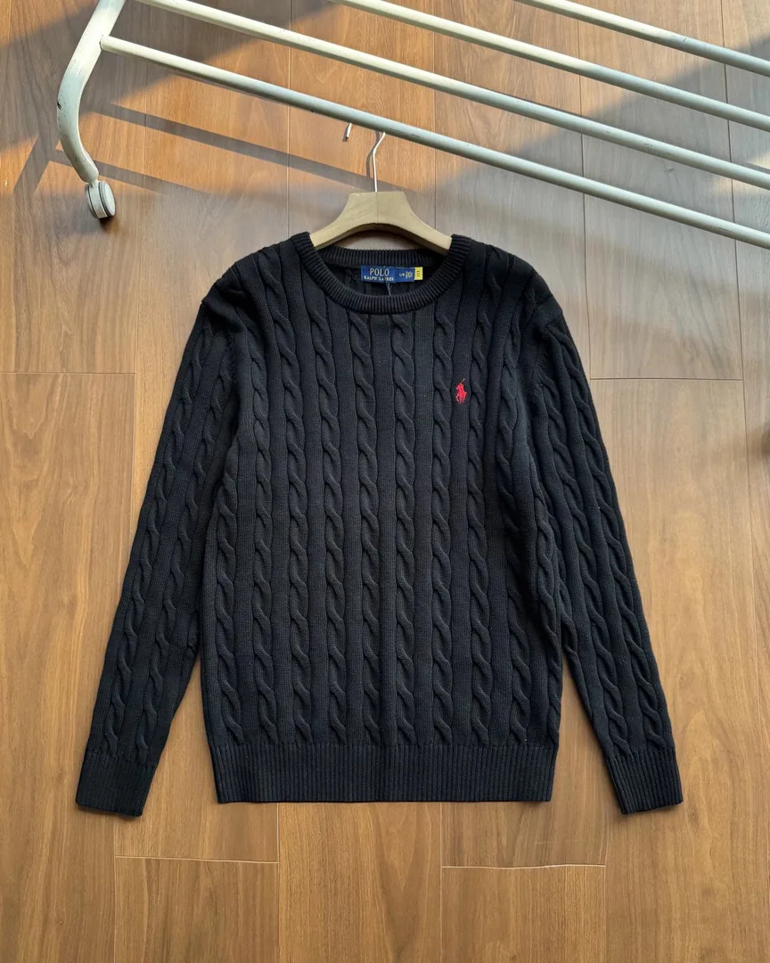 Cable Knit Pullover Sweater — Photo 2