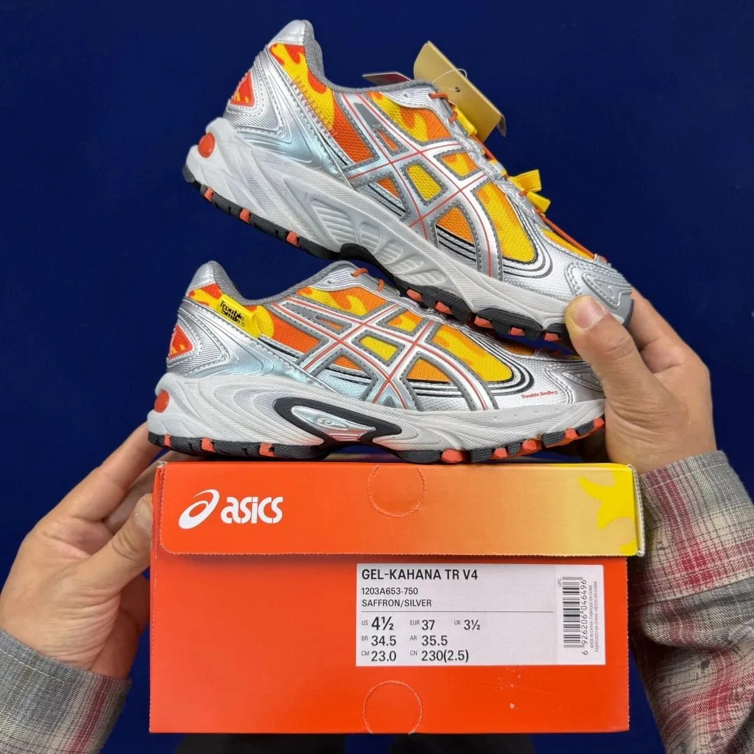 Asics Grey Nimbus Running Shoes — Photo 8