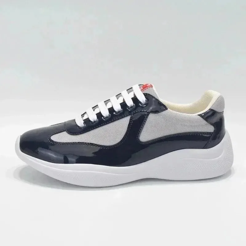 Prada America's Cup Pink Black Runners — Photo 11