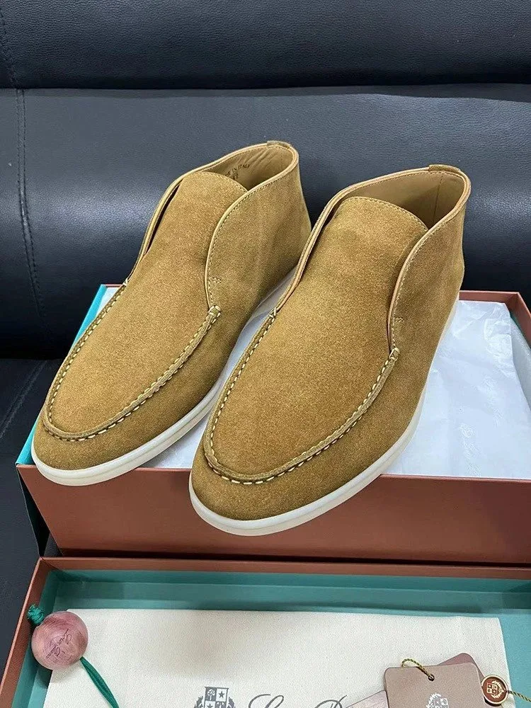 Loro Piana Open Walk Leather Sneakers — QC