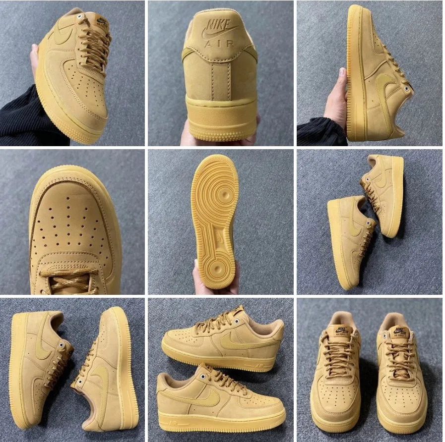 Nike Air Force 1 Wheat Suede