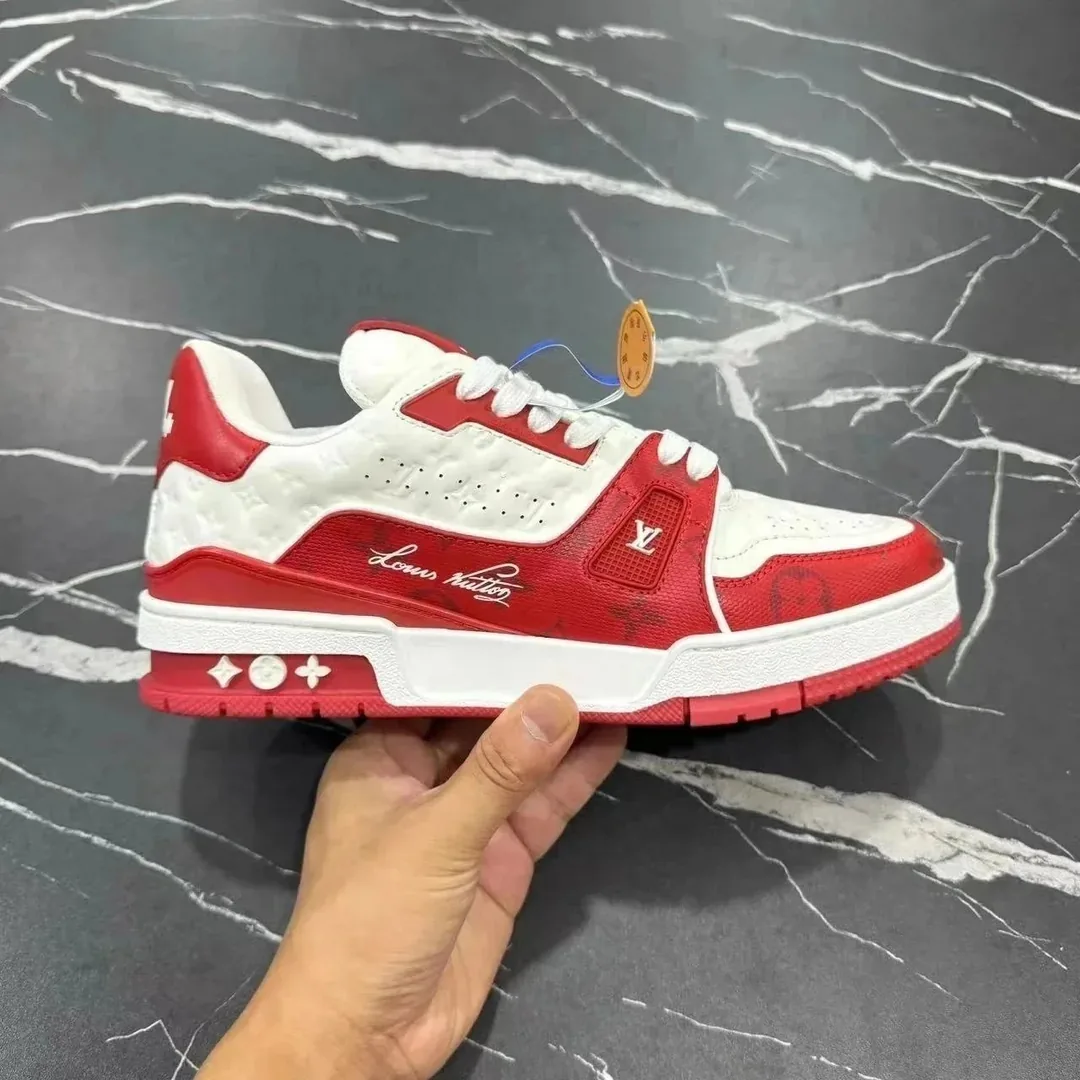 Louis Vuitton LV Trainer White Custom Trainers — Photo 11