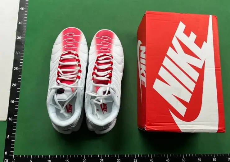 Nike Air Max Plus (TN) White Running Shoes — QC