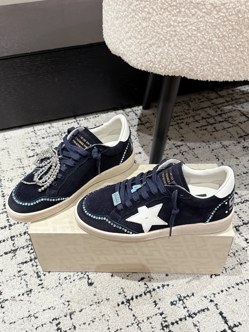 Bape Sta Suede Round-Toe Lace-Up Sneakers — QC