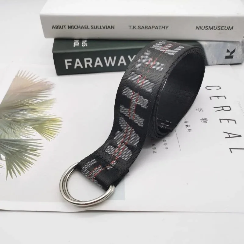 Off-White Double Ring Canvas Belt — Photo 8