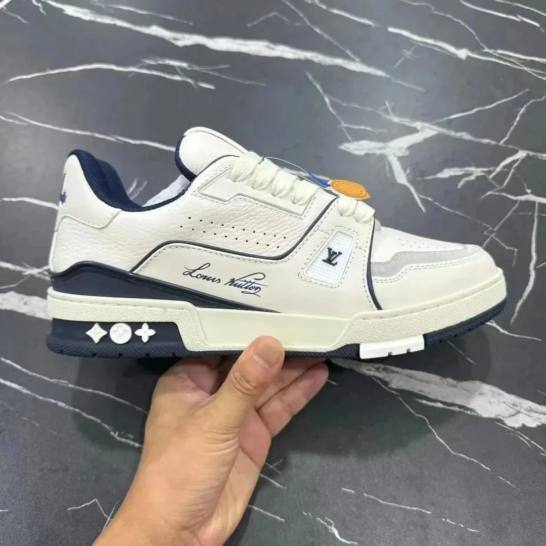 Louis Vuitton LV Trainer White Custom Trainers — Photo 8