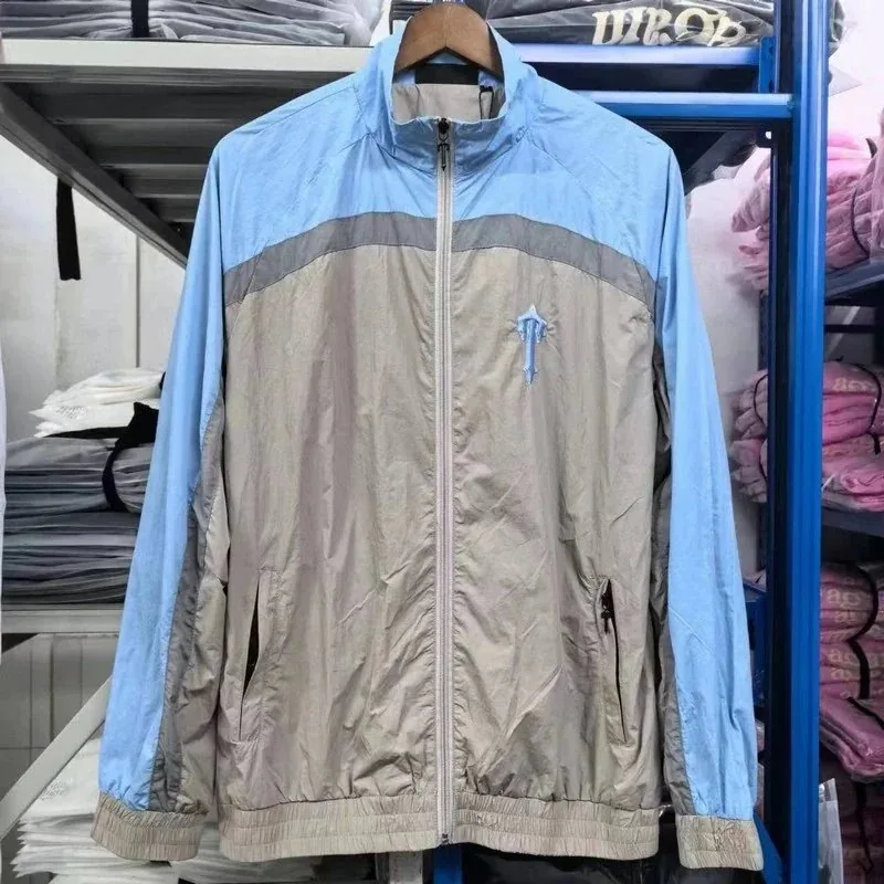 Blue Mesh Embroidered Basketball Jersey Set — QC