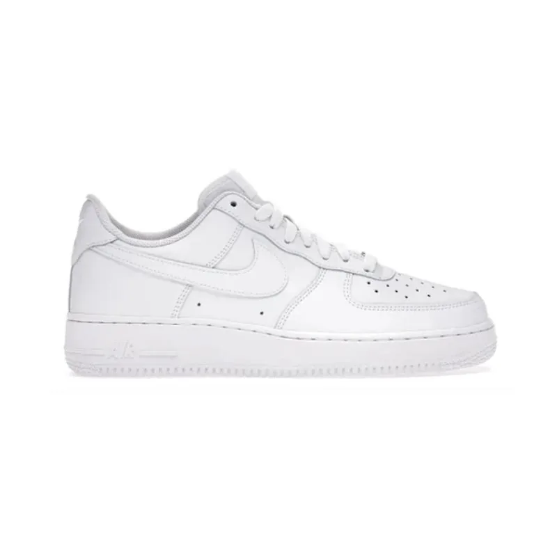 Nike Air Force 1 White Lace-Up Sneakers — Photo 2