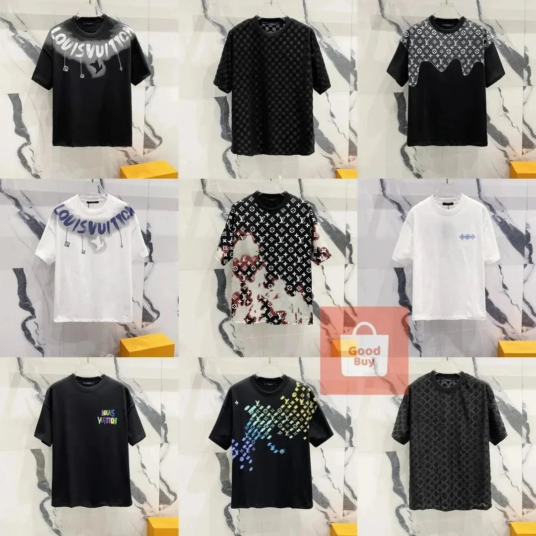 Louis Vuitton Monogram Print T-Shirt Collection