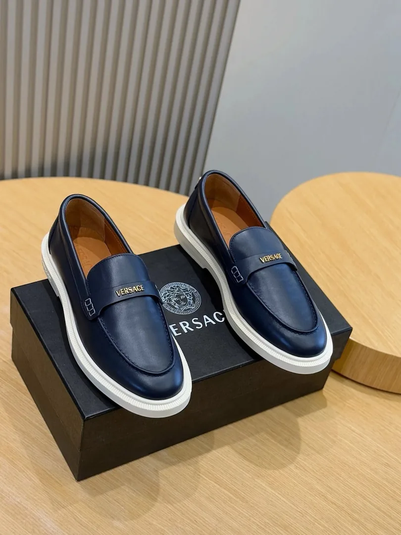 Versace Leather Loafers — photo 9