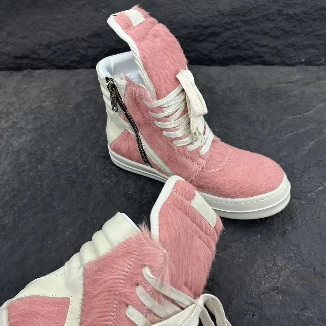 Rick Owens Ramones High-Top Fabled Pony — Photo 5