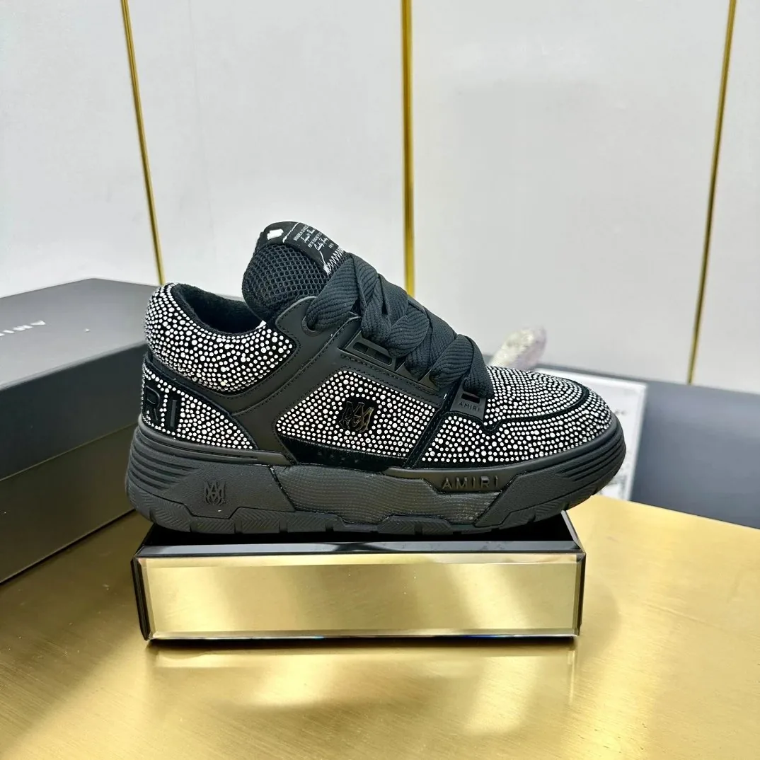 Amiri MA-1 White Grey Puffy Sneakers — QC