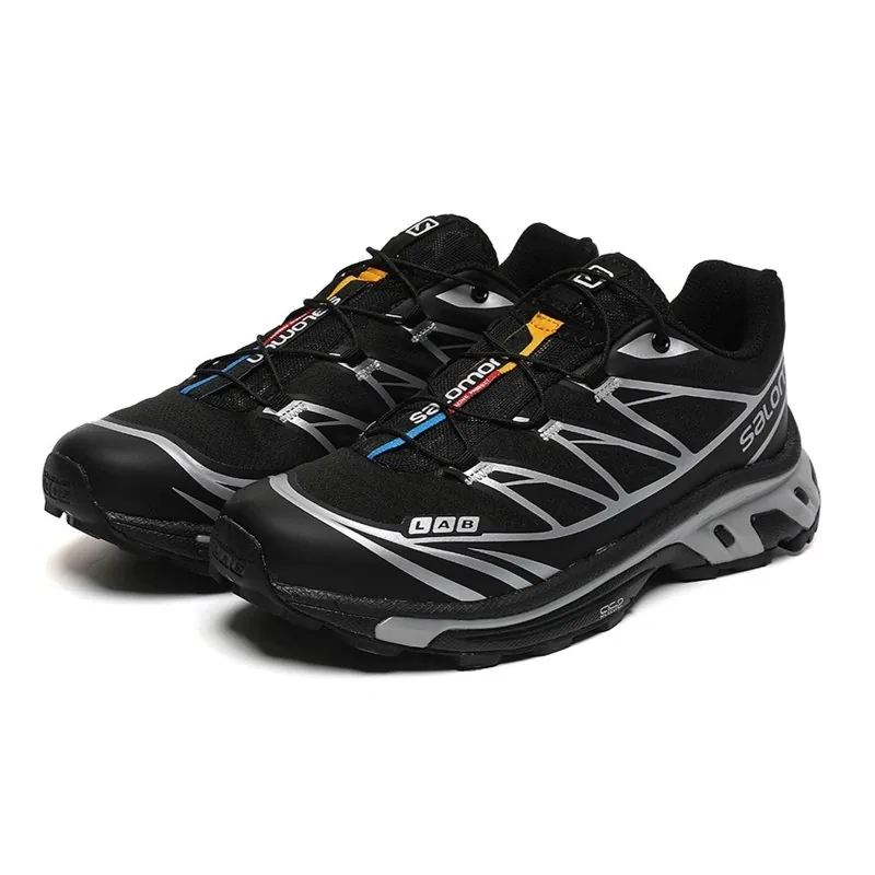Salomon XT-6 Grey Lightweight Hiking Shoes — Photo 4