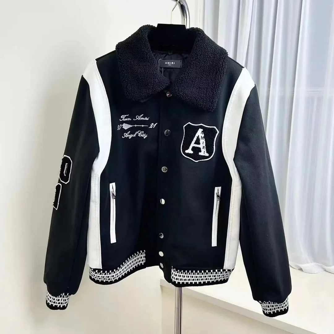Amiri Embroidered Baseball Jacket — Photo 8
