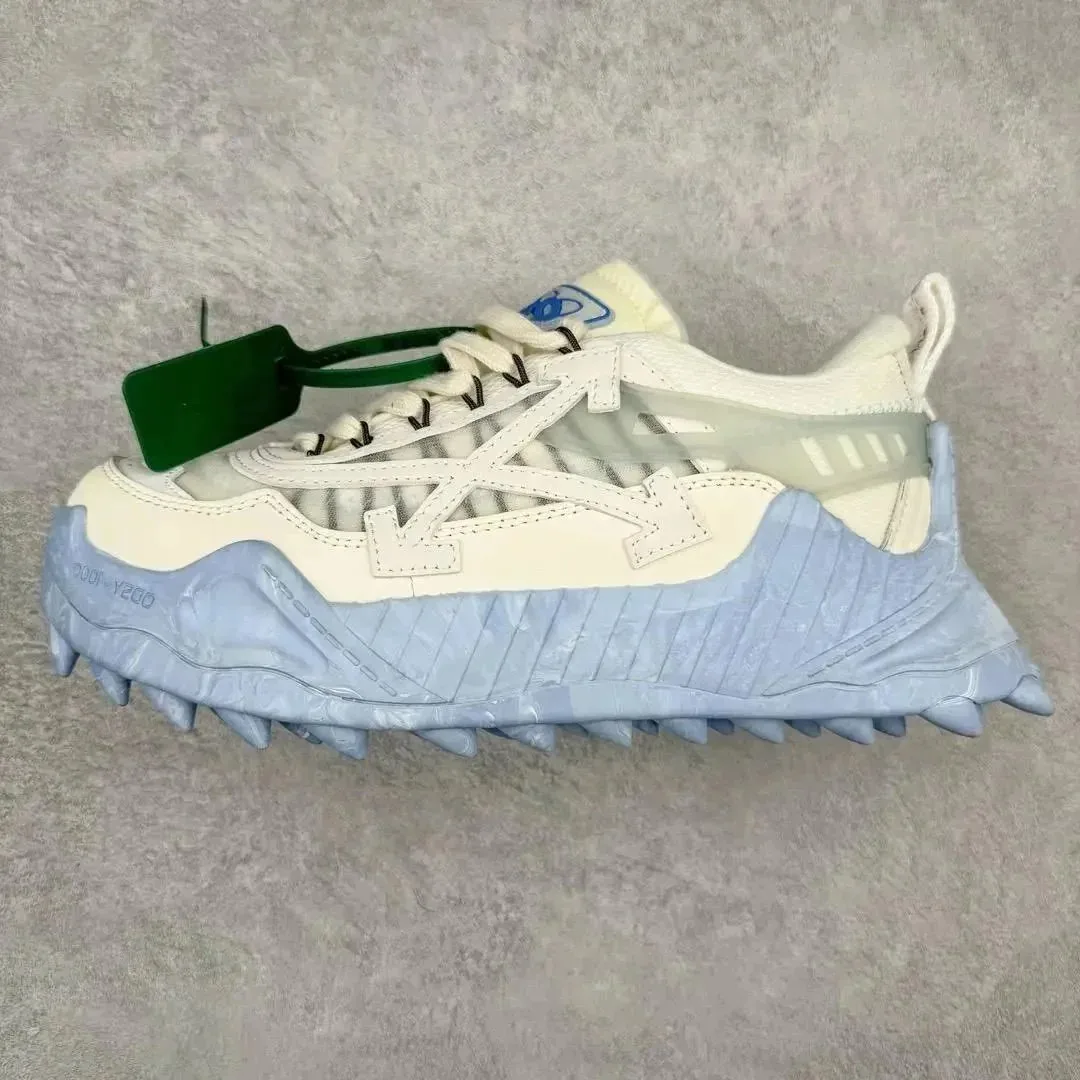 Off-White Odsy-1000 White Lace-Up Platform Runners — Photo 2