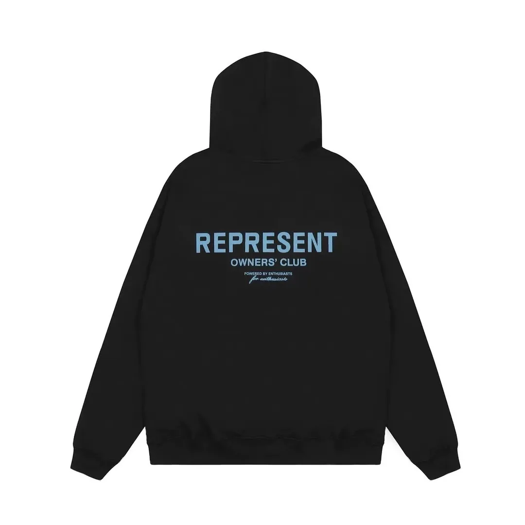 Represent Logo Print Hooded Hoodie — Photo 14