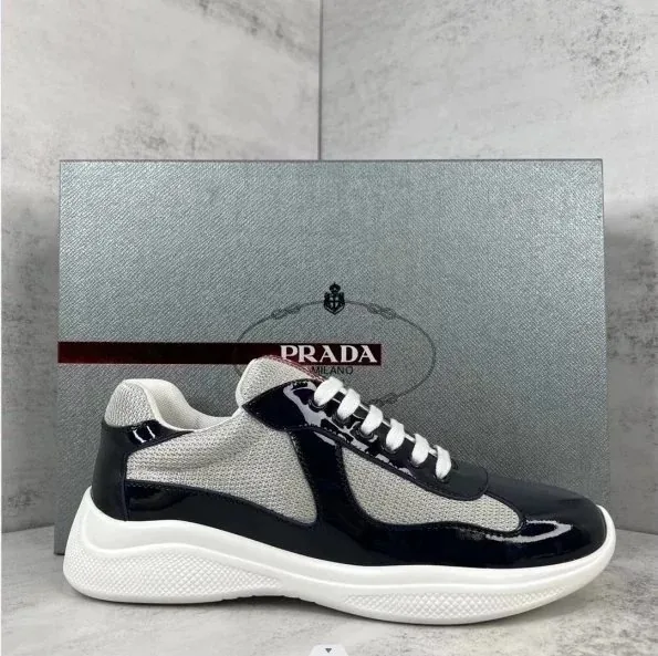 Prada America's Cup Beige Sneakers — Photo 14