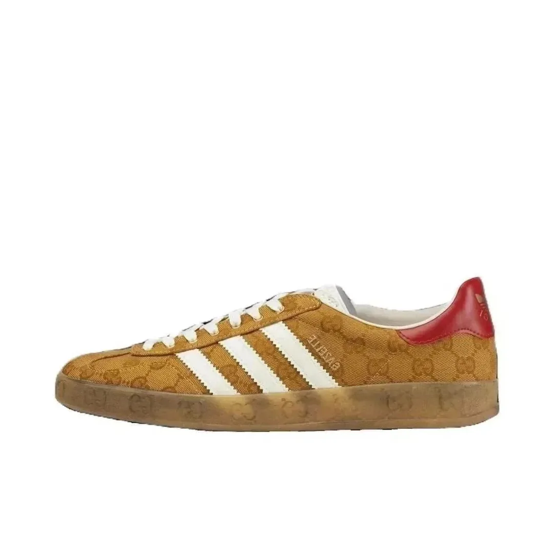 Adidas Gazelle Beige Retro Running Shoes — QC